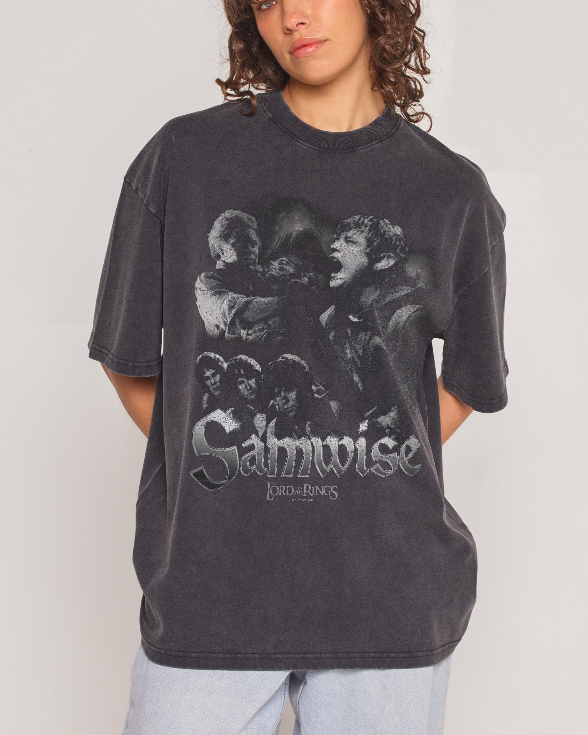 Samwise Oversized Graphic Tee - Lord of the Rings Collab, Heavyweight 100% Combed Cotton Unisex