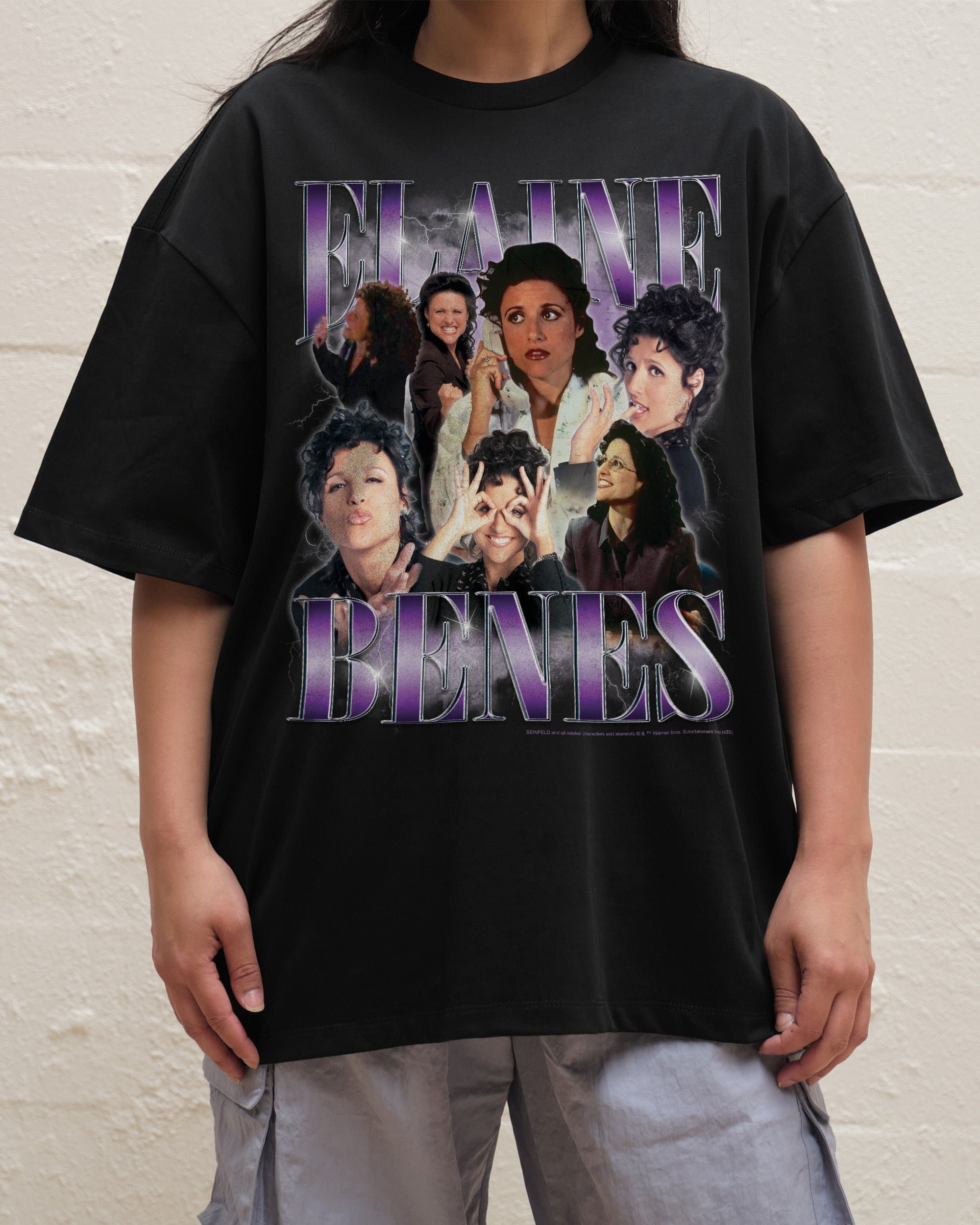 Vintage Elaine Oversized Graphic Tee Seinfeld Collab Unisex 90s Boxy Fit