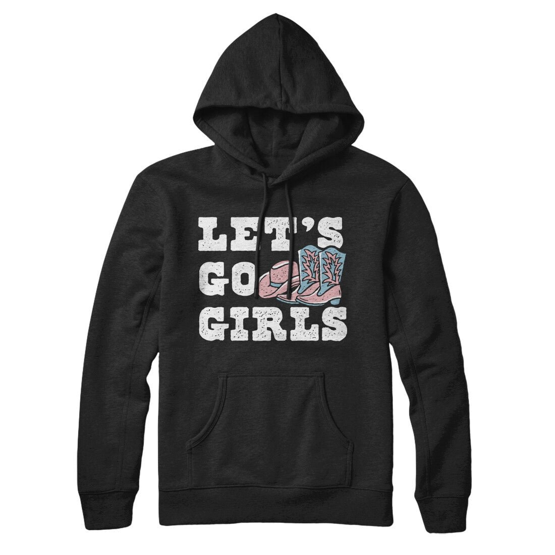 Lets Go Girls Unisex Pullover Hoodie - Cotton Polyester Blend with Kangaroo Pocket
