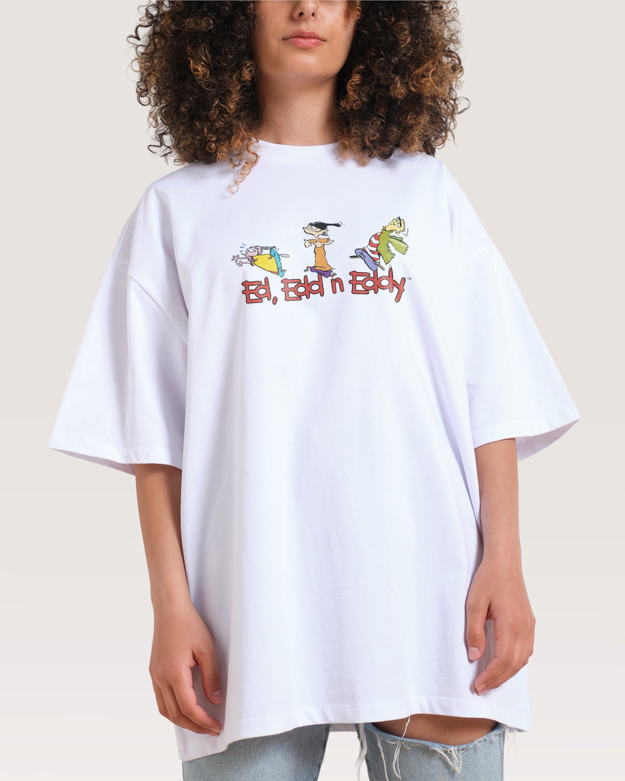 Ed Edd n Eddy Oversized Graphic Tee - Unisex 100% Combed Cotton 275gsm