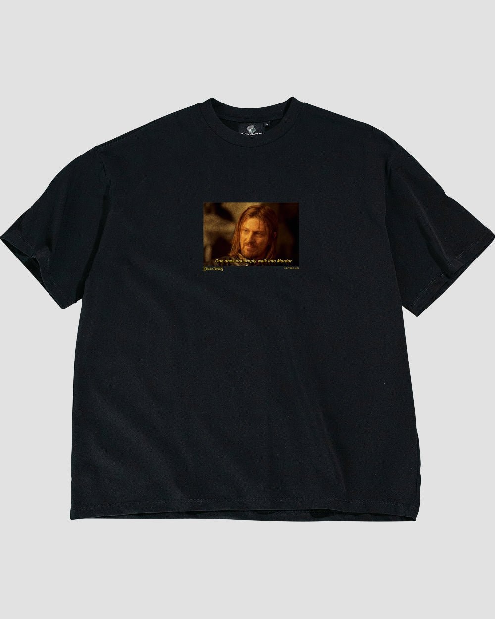 Boromeme Oversized Lord of the Rings Graphic Tee - Unisex 90s Boxy Fit 100% Combed Cotton