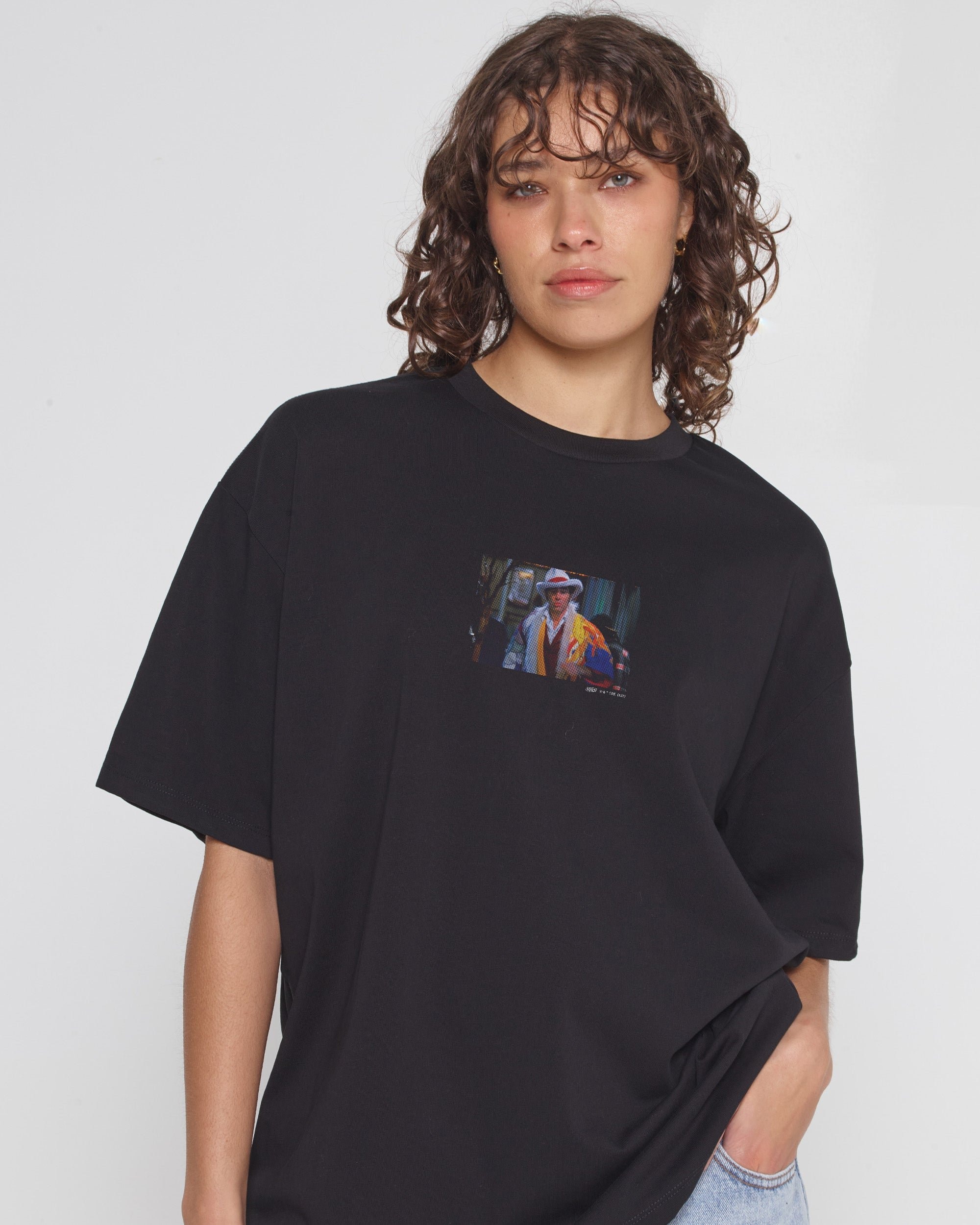 Sweet Maria Oversized Seinfeld Graphic Tee - Unisex 90s Boxy Fit 100% Combed Cotton